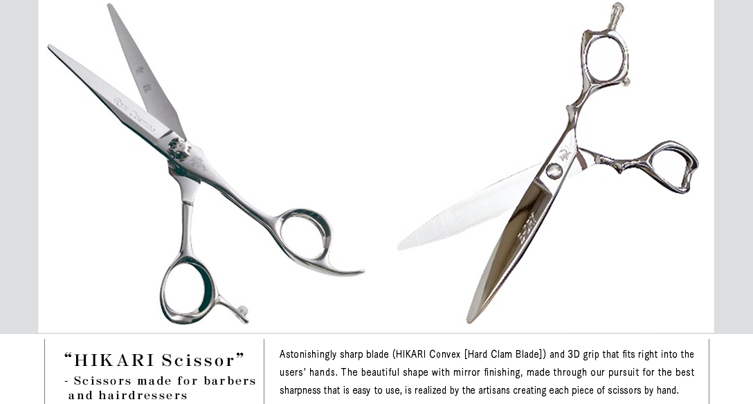 3 “HIKARI Scissor” - Scissors made for barbers and hairdressers