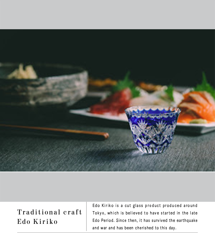 Traditional craft Edo Kiriko 